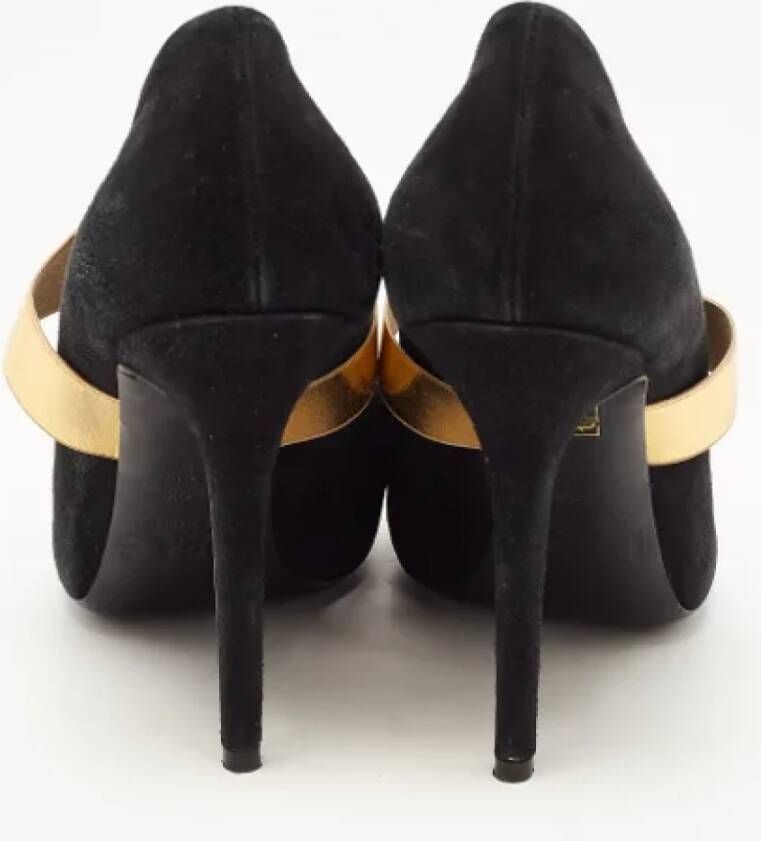 Dolce & Gabbana Pre-owned Suede heels Black Dames