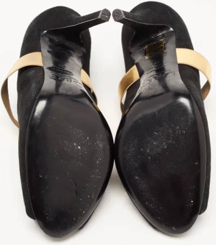 Dolce & Gabbana Pre-owned Suede heels Black Dames