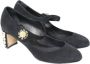 Dolce & Gabbana Pre-owned Suede heels Black Dames - Thumbnail 3