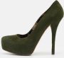 Dolce & Gabbana Pre-owned Suede heels Green Dames - Thumbnail 2