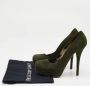 Dolce & Gabbana Pre-owned Suede heels Green Dames - Thumbnail 9