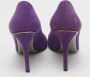 Dolce & Gabbana Pre-owned Suede heels Purple Dames - Thumbnail 6