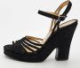 Dolce & Gabbana Pre-owned Suede sandals Black Dames - Thumbnail 2