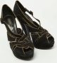 Dolce & Gabbana Pre-owned Suede sandals Black Dames - Thumbnail 4