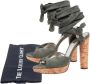 Dolce & Gabbana Pre-owned Suede sandals Green Dames - Thumbnail 7