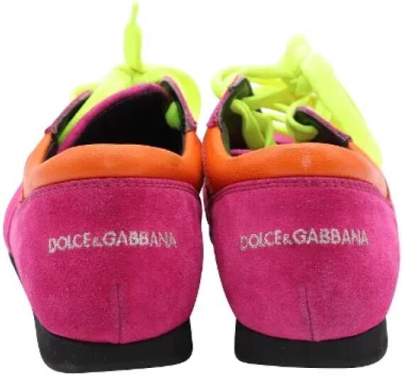 Dolce & Gabbana Pre-owned Suede sneakers Multicolor Dames