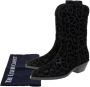 Dolce & Gabbana Pre-owned Velvet boots Black Dames - Thumbnail 9
