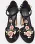 Dolce & Gabbana Pre-owned Velvet heels Black Dames - Thumbnail 3