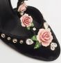 Dolce & Gabbana Pre-owned Velvet heels Black Dames - Thumbnail 7