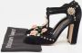 Dolce & Gabbana Pre-owned Velvet heels Black Dames - Thumbnail 9