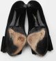 Dolce & Gabbana Pre-owned Velvet heels Black Dames - Thumbnail 6