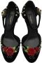 Dolce & Gabbana Pre-owned Velvet heels Black Dames - Thumbnail 2