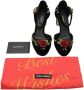 Dolce & Gabbana Pre-owned Velvet heels Black Dames - Thumbnail 8