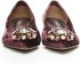 Dolce & Gabbana Pre-owned Velvet heels Purple Dames - Thumbnail 4