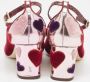 Dolce & Gabbana Pre-owned Velvet heels Red Dames - Thumbnail 5