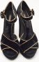 Dolce & Gabbana Pre-owned Velvet sandals Black Dames - Thumbnail 3