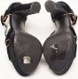 Dolce & Gabbana Pre-owned Velvet sandals Black Dames - Thumbnail 6