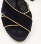 Dolce & Gabbana Pre-owned Velvet sandals Black Dames - Thumbnail 7
