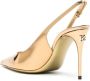 Dolce & Gabbana Gouden Metalen Monogram Leren Pumps Yellow Dames - Thumbnail 4