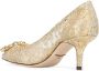 Dolce & Gabbana Gouden Bellucci Kant Lurex Pumps met Kristallen Yellow Dames - Thumbnail 3