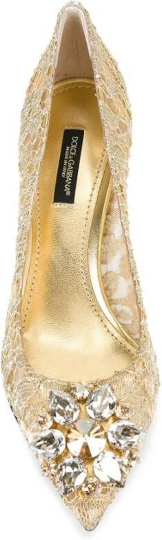 Dolce & Gabbana 'Bellucci' lace pumps Metallic - Foto 4
