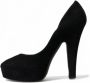 Dolce & Gabbana Stijlvolle Suede Platform Hakpumps Black Dames - Thumbnail 13