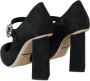 Dolce & Gabbana Zwarte Brokaat Hoge Hakken Mary Janes Schoenen Black Dames - Thumbnail 6