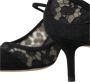 Dolce & Gabbana Zwarte Taormina Kant Hakken Black Dames - Thumbnail 16