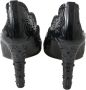 Dolce & Gabbana Black Crystal Floral CINDERELLA Heels Shoes - Thumbnail 6