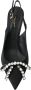 Dolce & Gabbana Zwarte slingback hakken met kristalversiering Black Dames - Thumbnail 4