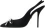 Dolce & Gabbana Zwarte slingback hakken met kristalversiering Black Dames - Thumbnail 7