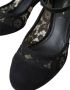 Dolce & Gabbana Zwarte Mary Jane Pumps met Kant Black Dames - Thumbnail 16