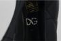 Dolce & Gabbana Zwarte Devotion Gewatteerde Gespte Enkellaarzen Schoenen Black Dames - Thumbnail 10