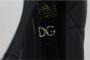 Dolce & Gabbana Gewatteerde Leren Stiletto Laarzen Black Dames - Thumbnail 17