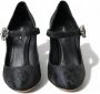 Dolce & Gabbana Brokaat Kristal Hak Pumps Black Dames - Thumbnail 11
