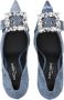 Dolce & Gabbana Verhoog je schoenenspel met Budapester-pumps Blue Dames - Thumbnail 3