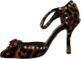Dolce & Gabbana Luipaardprint Bloem Sandalen Multicolor Dames - Thumbnail 5