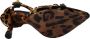 Dolce & Gabbana Luipaard Enkelband Sandalen met Bloemversieringen Brown Dames - Thumbnail 6