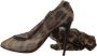 Dolce & Gabbana Prachtige Luipaardpatroon Lange Sokken Pumps Hakken Brown Dames - Thumbnail 2