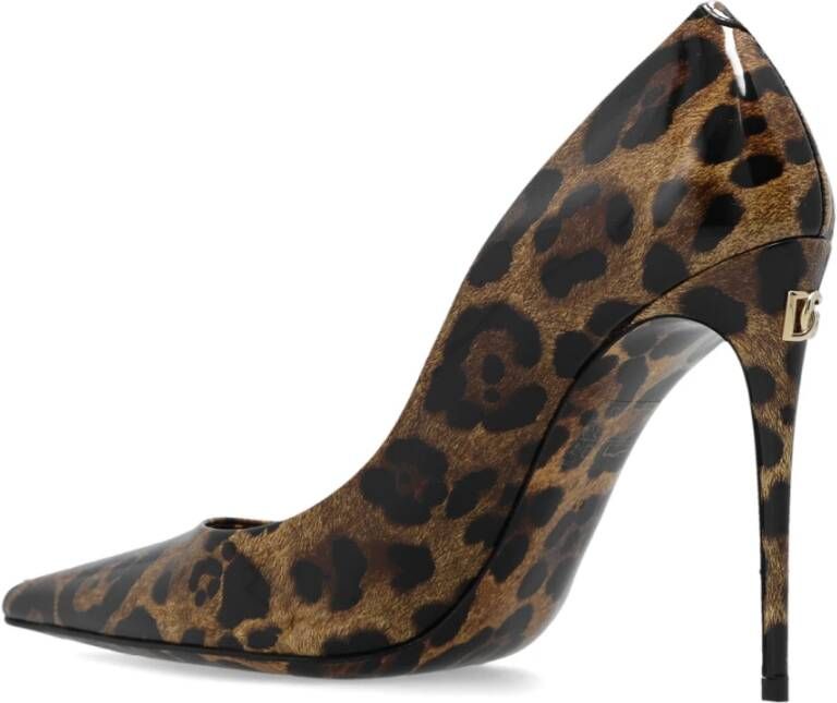 Dolce & Gabbana Gebloemde pumps Bruin Dames