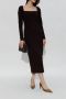 Dolce & Gabbana Caramelbruine Leren Logo Plaque Pumps Brown Dames - Thumbnail 4