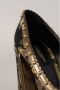Dolce & Gabbana Gouden Kristal Vierkante Neus Brokaat Pumps Multicolor Dames - Thumbnail 8