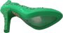 Dolce & Gabbana Betoverende Assepoester Kristal Pumps in Groen Green Dames - Thumbnail 6