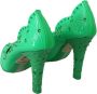 Dolce & Gabbana Betoverende Assepoester Kristal Pumps in Groen Green Dames - Thumbnail 6