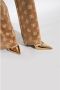 Dolce & Gabbana Gouden Metalen Monogram Leren Pumps Yellow Dames - Thumbnail 5