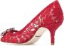 Dolce & Gabbana Rode leren Bellucci Taormina pumps Red Dames - Thumbnail 3