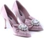 Dolce & Gabbana Roze Bow Heels Pumps met Kristal Detailing Pink Dames - Thumbnail 2