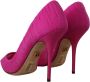 Dolce & Gabbana Roze Tule Stiletto Hoge Hakken Pumps Schoenen Pink Dames - Thumbnail 5