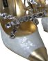 Dolce & Gabbana Kristalparel Hoge Hak Pumps White Dames - Thumbnail 10