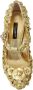 Dolce & Gabbana Gouden Bloemen Kristal Versierde Pumps Yellow Dames - Thumbnail 4